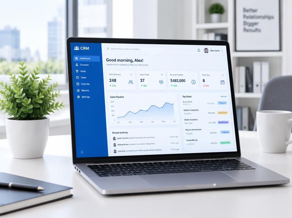 Рабочее место с CRM